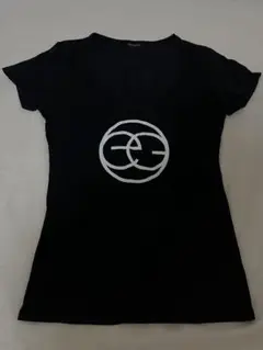 EGOIST ブラック Vネック Tシャツ