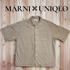 【UNIQLO×MARNI】　半袖シャツ　ベージュ