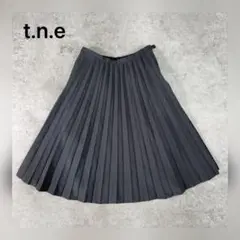 【美品】t.n.e プリーツスカート グレー サイズ2