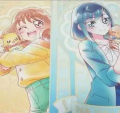 プリキュア　芙羽ここね　キュアスパイシー　パムパム　華満らん　クリアファイル