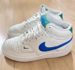 Nike ハイカットスニーカー ホワイト/ブルー/グリーン