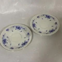 渓南陶器(ケイナンチャイナ)  ソーサー2枚