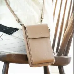 【新品未使用】BARCOS スマホショルダーバッグ