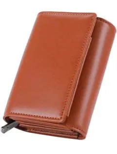 二つ折り 財布 ミニ財布 プレゼントに最適 小銭入れあり スキミング防止機能付き