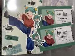 柑橘めたる アルジャン PUS 羽田空港 シール 特典 ブロマイド