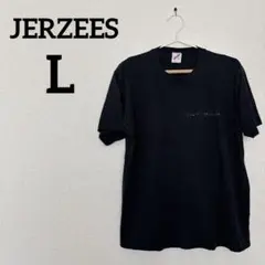 一点もの✨ JERZEES 【L】ブラック Tシャツ 半袖 黒T シンプル