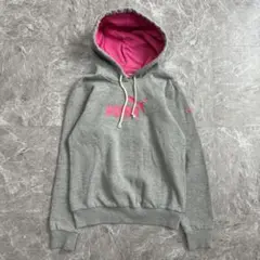 【PUMA】プーマ（L）センターロゴパーカー＊裏起毛＊袖ロゴ＊スウェット＊