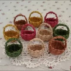 エコクラフト ミニチュアバスケット