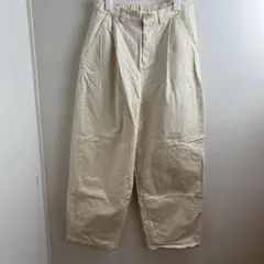 RETRO GIRL レトロガール コットン ホワイト ワイドパンツ M