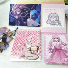 巡音ルカ　ピクニックなど　ピアプロキャラクターズ　　ポストカードなど