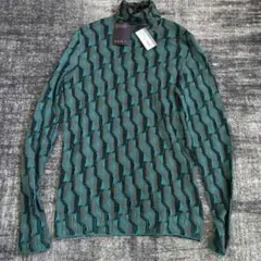 PRADA 21AW ジオメトリック タートルネック ニット 2025年最新】PRADA ネック：タートルネック メンズ ニット