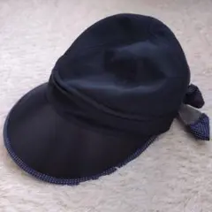 帽子　サンバイザー　Мサイズ　ネイビー