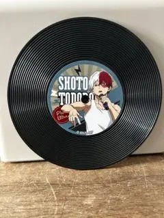 コースター　轟焦凍　僕のヒーローアカデミア　レコード風コースターコレクション