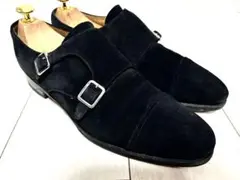 MEERMIN メルミン スゥエード ダブルモンク ブラック