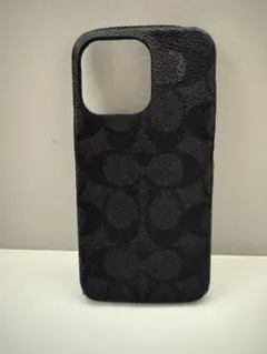 訳ありCOACHコーチiPhone13Pro カバー購入時8000円 黒ブラック