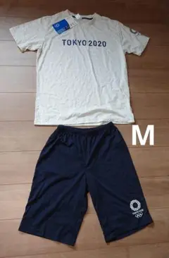 M 東京オリンピック 2020 Tシャツ ハーフパンツ セット 半袖