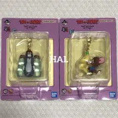一番くじ トムとジェリー Ｆ賞 フィギュアチャーム　２点セット