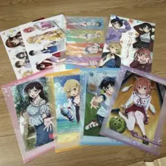 彼女お借りします　クリアファイル8枚セット