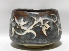 ♥鼠志野　茶碗　無銘　骨董品 鼠志野茶碗「銘 三室」 | 美術 青丹洞