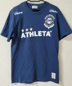ATHLETA サッカーTシャツ M ネイビー