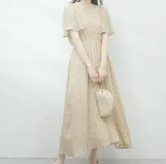 ナチュラルクチュール 花柄ワンピース 2way