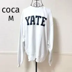 ♡コカ♡長袖トレーナースウェット　プルオーバー　ジェンダーレス　BIGシルエット