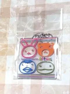 アランジアロンゾ キーホルダー 顔たち,.色変え