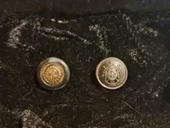 美品　メタルボタン　　約1.5cm×2