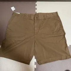 【新品未使用】ユニクロ チノショーツ リラックスフィット ハーフパンツ ブラウン