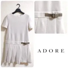 ADORE アドーア ボックスプリーツワンピース