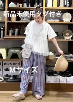 ニコアンド nicoand チュールコンビプルオーバー