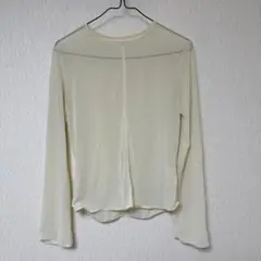 UNIQLO×MameKurogouchi シアークルーネックTシャツ ユニクロ