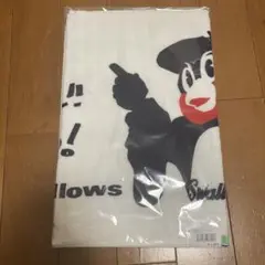 東京ヤクルトスワローズ つば九郎 やればできる フェイスタオル