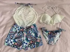 [新品未使用]キャミ付きビキニ 3点セットM