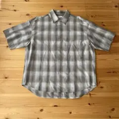 WYM チェック柄 半袖シャツ M
