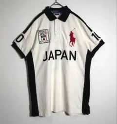 POLObyRalphLauren 日本国旗刺繍ロゴ　ポロシャツjapan