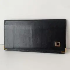 【dunhill】ダンヒル　札カード入れ　長財布　ブラック　黒　カードケース