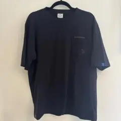 loopwheeler ブラック ポケットTシャツ　L