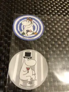 ムーミン　ふわまるさんど シール　ステッカー　2枚セット