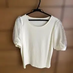 INGNI ホワイト パフスリーブ トップス
