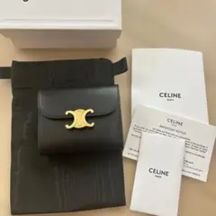 新品 CELINE セリーヌ スモールフラップウォレット トリオンフ