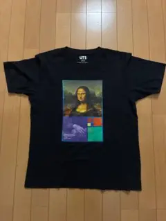 ユニクロUT モナリザ 黒tシャツ
