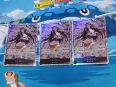 ニコ・ロビン SR 3枚セット ワンピースカード OP12-087