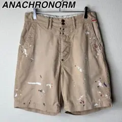 ANACHRONORM ペンキ加工 ショートパンツ アナクロノーム