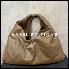 ✅️KASSL EDITIONS　ハンドバッグ　カーキ　トートバッグ