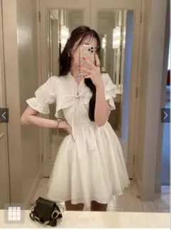 グレイル GRL ボレロ付きフレアワンピース　tu707