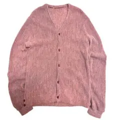 60s 70s ビンテージ　モヘア　カーディガン　アルパカ　ヴィンテージ