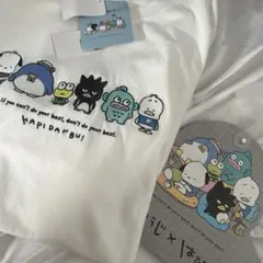 にしむらゆうじ × サンリオ キャラクターズ 刺繍 半袖 Tシャツ ハンガー付き