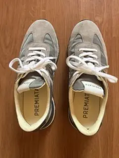 PREMIATA JOHN LOWグレー ホワイト スニーカー 39!
