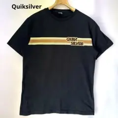 Quiksilver クイックシルバー センタープリント コットン tシャツ L